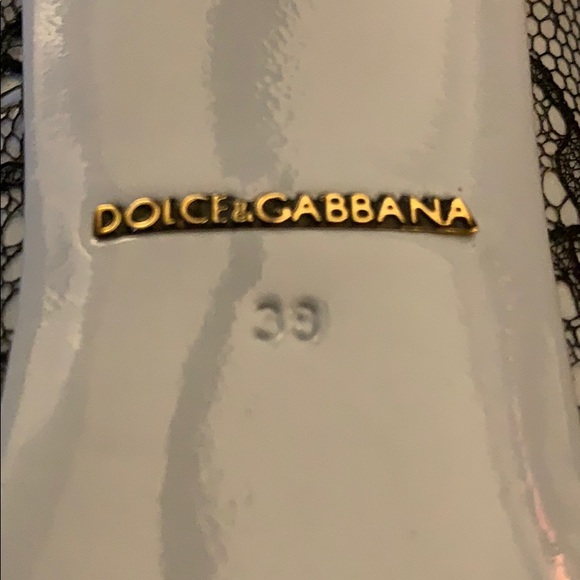 Brand new/never worn D&G light blue with lace pump - Picture 8 of 9